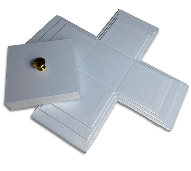 White Exploding Surprise Butterfly Box from Butterflyers.com