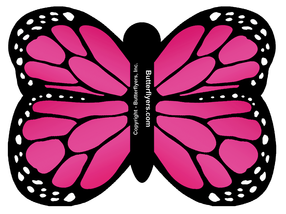 Pink Monarch Butterfly Greeting Card (CARD ONLY)
