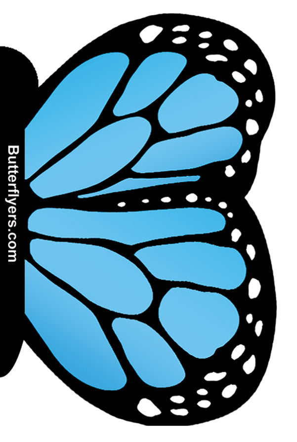 Blue Monarch Butterfly Greeting Card (CARD ONLY)