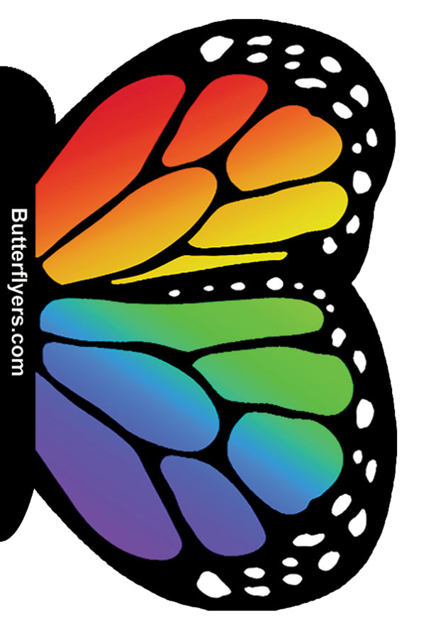 Rainbow Monarch Butterfly Greeting Card (CARD ONLY)