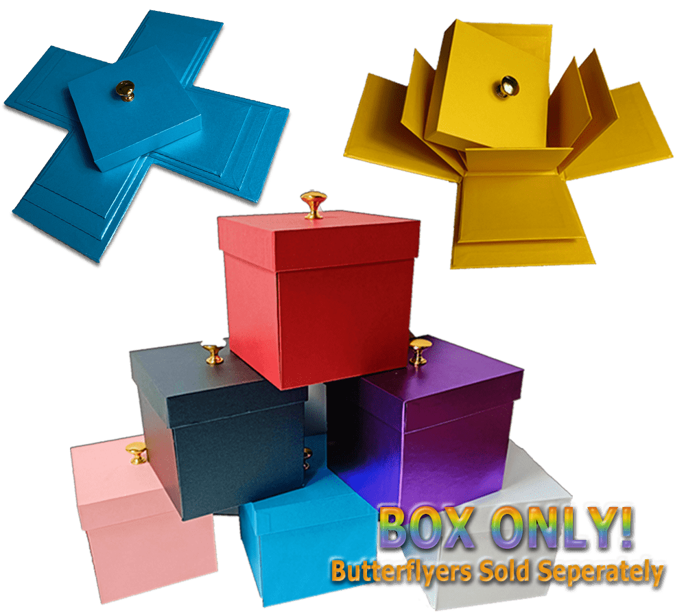 Exploding Flying Butterfly Gift Box (BOX ONLY)| Butterflyers