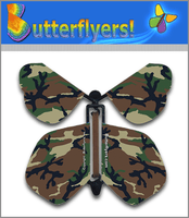 
              Cool Camo Wind Up Flying Butterfly For Greeting Cards from Butterflyers.com
            