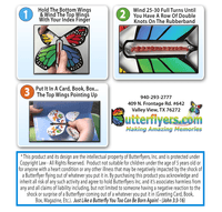 
              Instructions for wind up flying butterfly from butterflyers.com
            