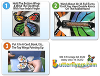
              winding instructions for wind up flying butterfly from butterflyers.com
            