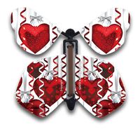 
              Big Hearts Wind Up Flying Butterfly For Greeting Cards by butterflyers.com
            