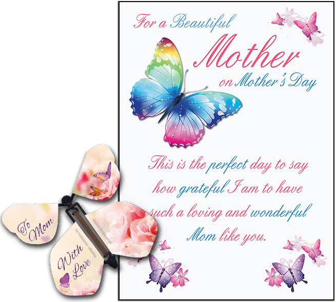 Solar Powered Dancing Butterfly - Set Of 4, Multicolor, For Garden, Valentines, Mothers Day