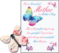
              Mothers Day greeting card with Mothers day wind up flying butterfly from butterflyers.com
            