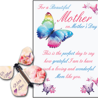 Mothers Day greeting card with Mothers day wind up flying butterfly from butterflyers.com