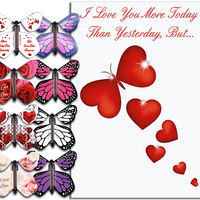 More Today Than Yesterday Greeting Card With Flying Butterfly from Butterflyers.comCard