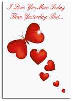 
              More Today Than Yesterday Greeting Card With Flying Butterfly from Butterflyers.comCard
            
