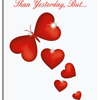 More Today Than Yesterday greeting card from butterflyers.com
