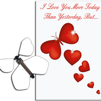 More Today Than Yesterday Greeting Card With Blank Flying Butterfly from Butterflyers.comCard