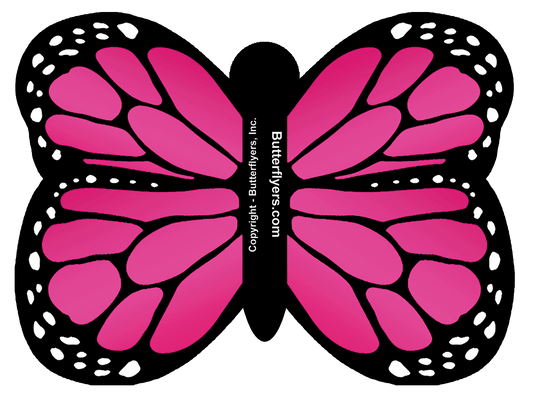 Pink Monarch Butterfly Greeting Card (CARD ONLY)