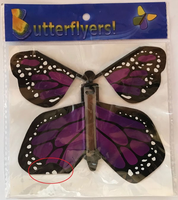 Slightly Flawed Butterflyers (Pack of 5)