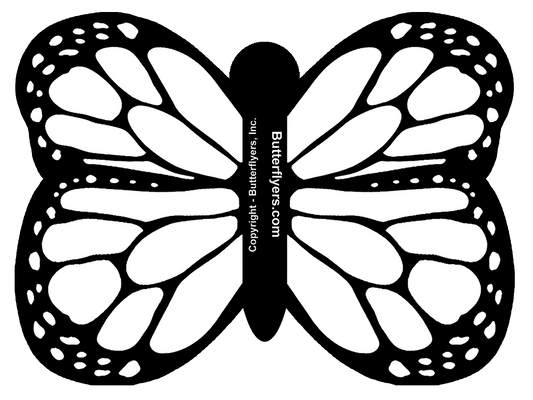 White Monarch Butterfly Greeting Card (CARD ONLY)