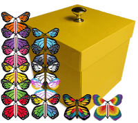 
              Yellow Exploding Butterfly Gift Box With 4 Wind Up Flying Monarch Butterflies from butterflyers.com
            
