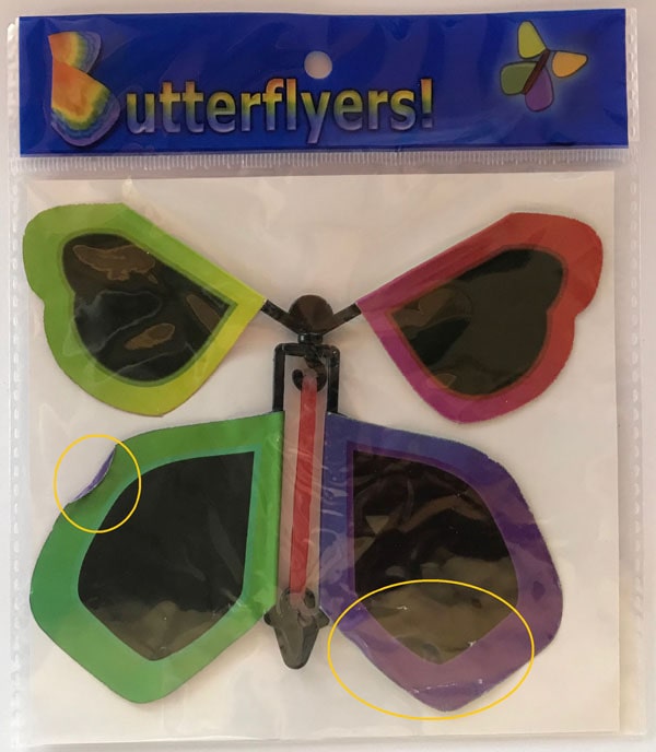 Slightly Flawed Butterflyers (Pack of 5)